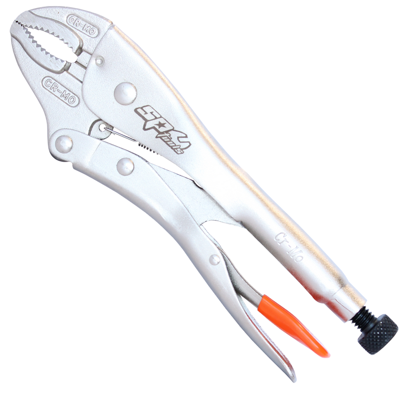 SP Tools Locking Plier - Curved Jaw - Individual, Size: 250mm - 10"