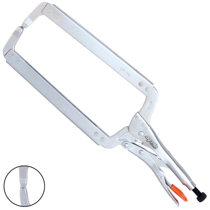 SP Tools Pliers Locking C-Clamp Deep Throat 450mm(18")