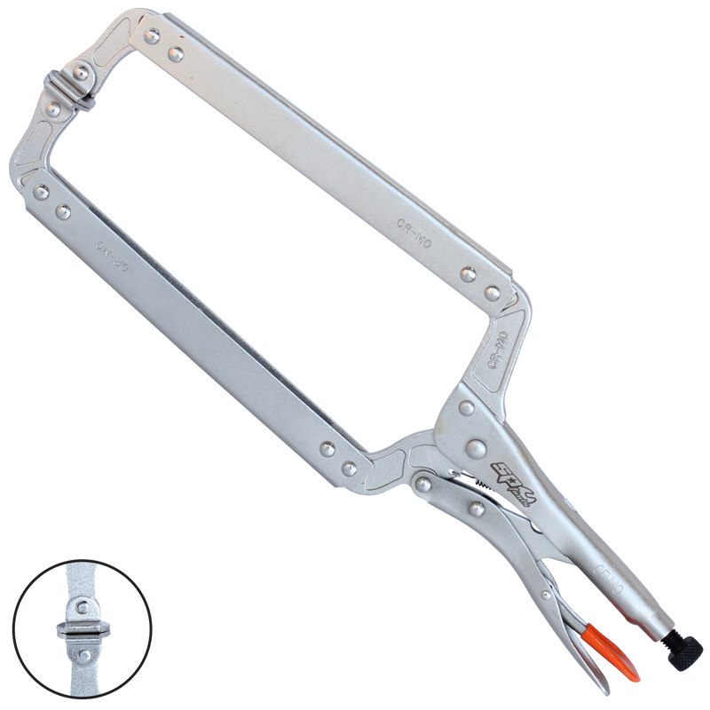 SP Tools C-Clamp Locking Plier - Swivel Pad - 450mm - 18"