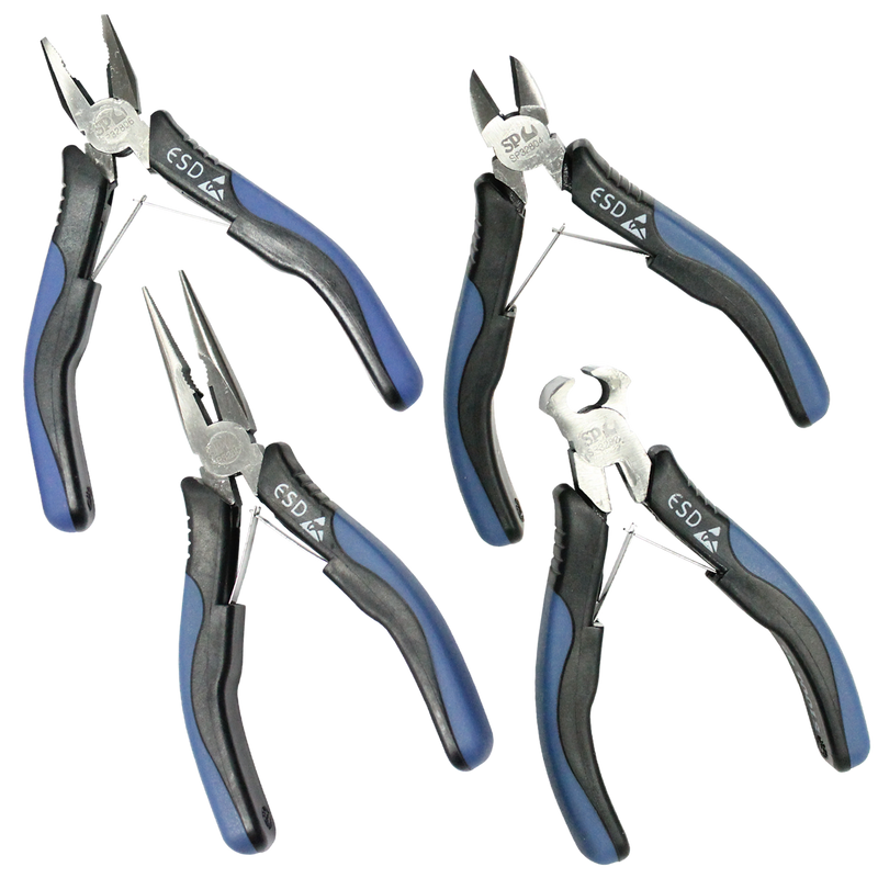 SP Tools Mini Plier/Cutter Set - 4pc