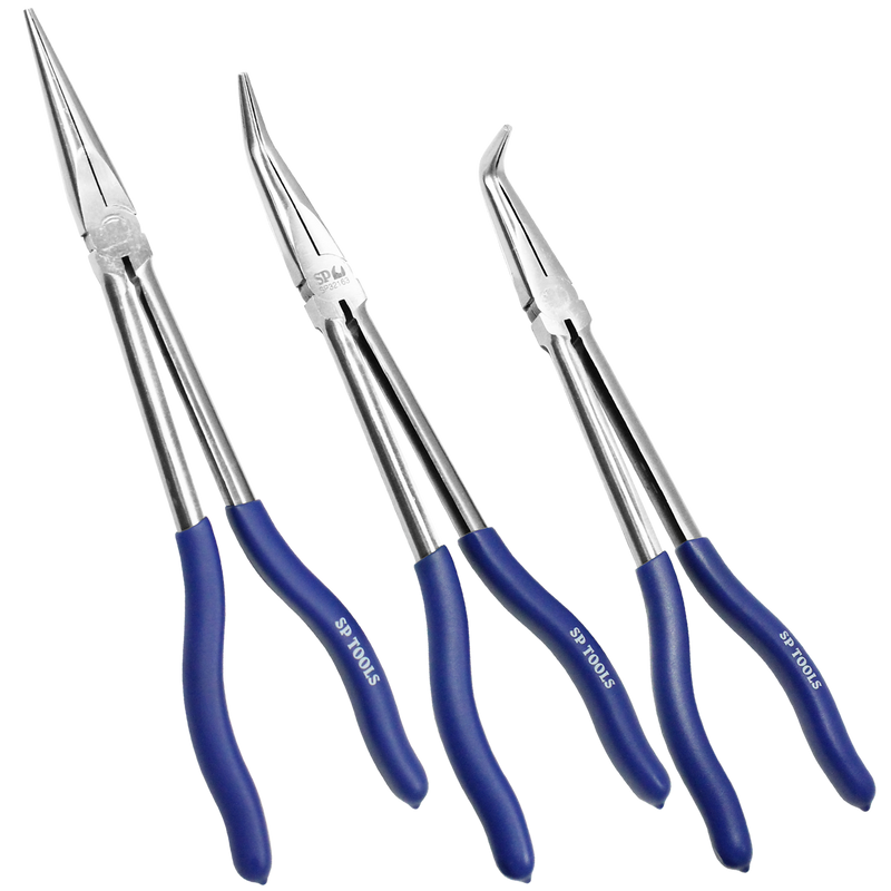 SP Tools Long Handle Plier Set - 275mm - 11" - 3pc