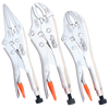 SP Tools Locking Plier Set - Long Nose and Curved Jaw - High Leverage - 3pc