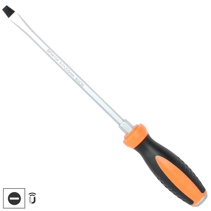 SP Tools Screwdriver Go Thru Slotted 8X150mm SP34153