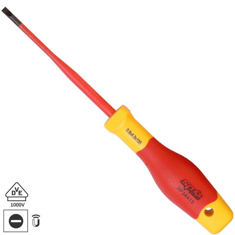 SP Tools Screwdriver Vde Insulated Slotted 6.5X150mm