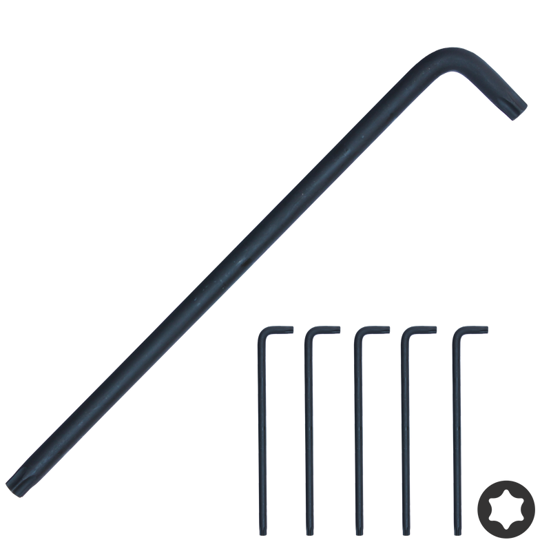 SP Tools T-45 Torx Key Set Black 5Pk SP34688