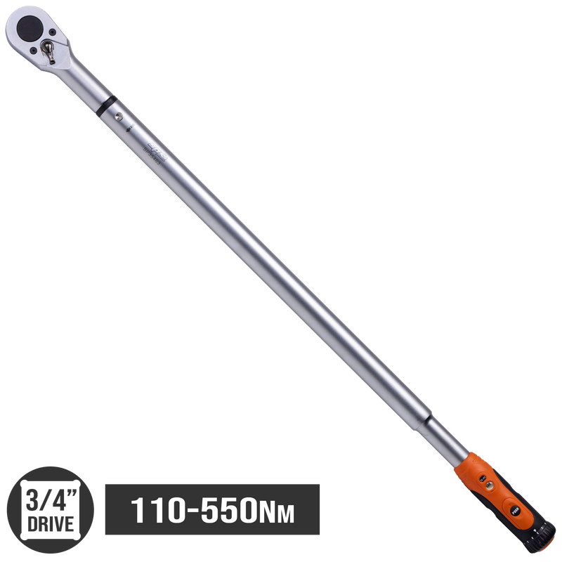 SP Tools Micrometer Torque Wrench 3/4in. Drive 110-550NM