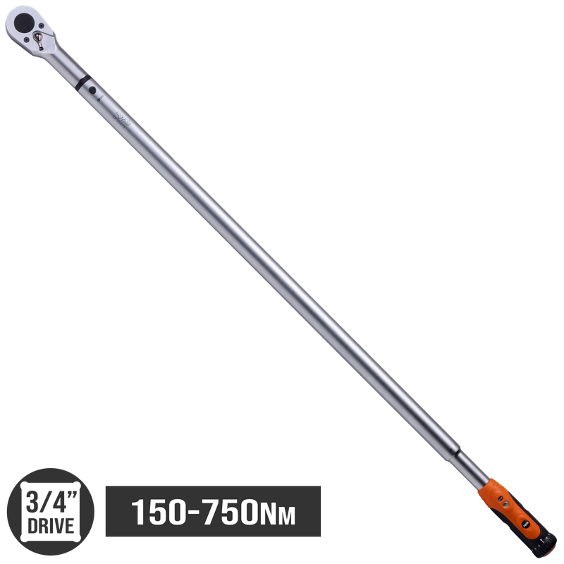 SP Tools Micrometer Torque Wrench 3/4in. Drive 150-750Nm