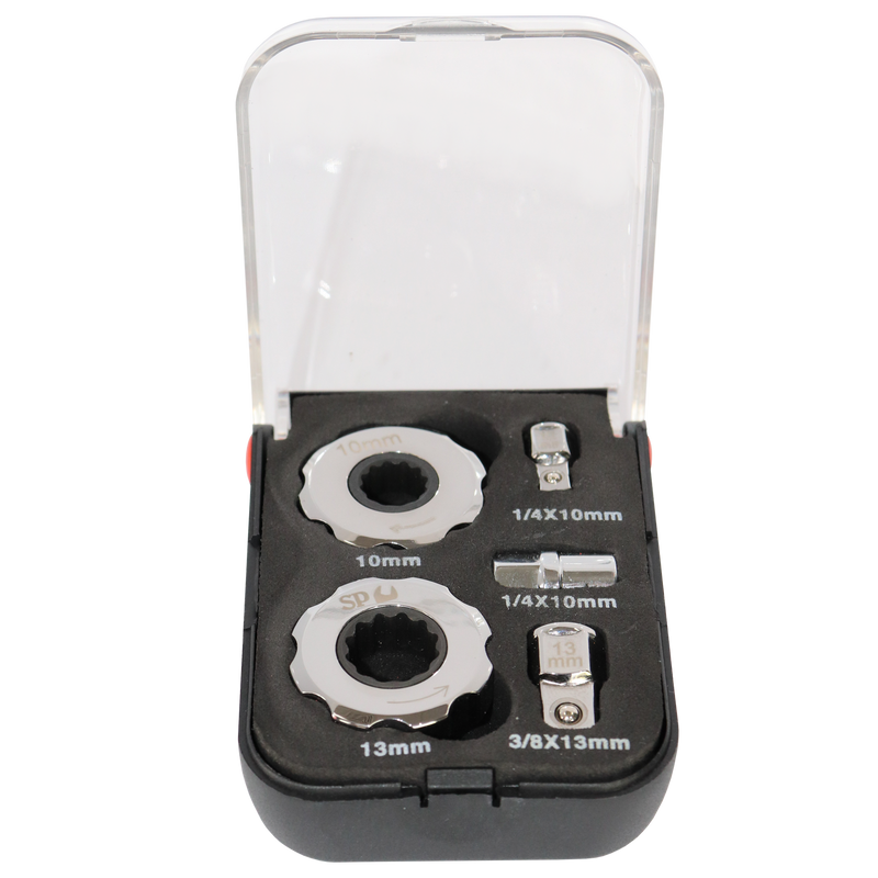 SP Tools Finger Tip Ratchet/Socket Set - Extreme Compact - Low Profile