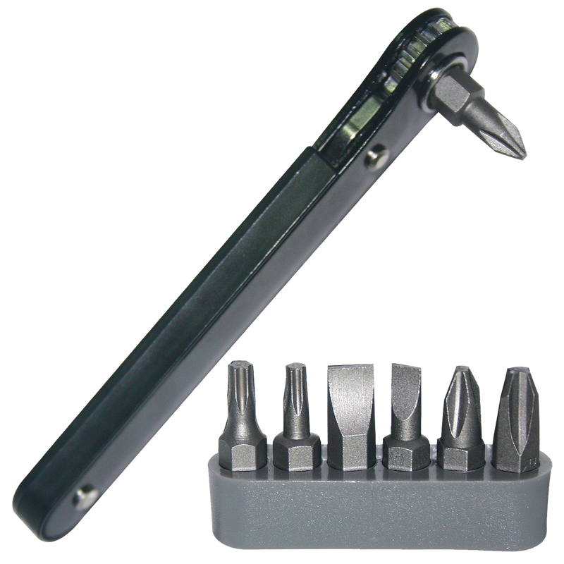 SP Tools Low Profile Compact 1/4in. Hex Rachet Bit Driver