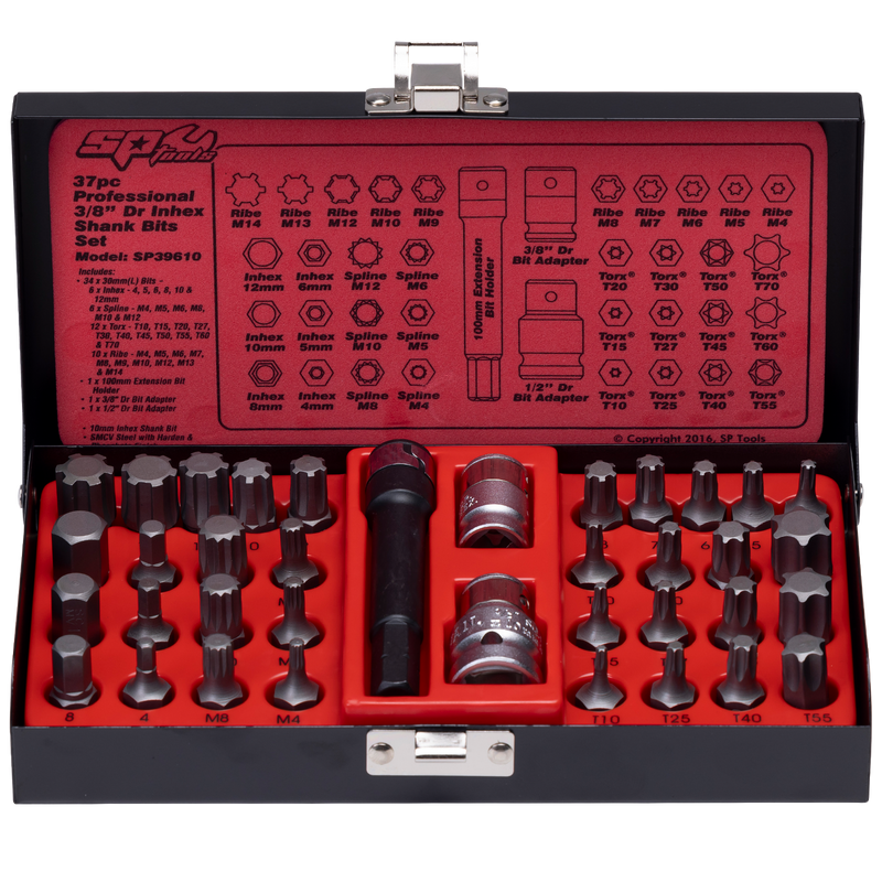 SP Tools Professional Bit Set - 37pc