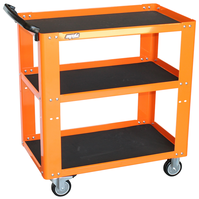 SP Tools Professional Service Trolley - 3 Shelf Adjustable