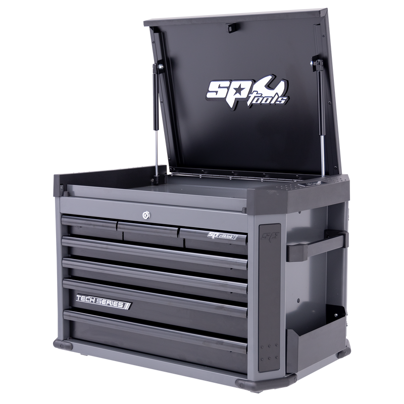 SP Tools 7 Drawer Tech Series Tool box Diamond Black