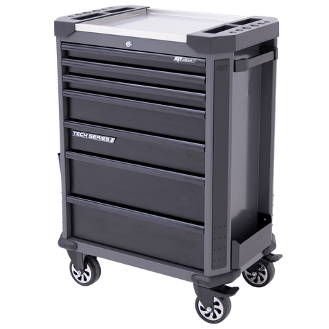 SP Tools Tech Series Roller Cabinet - 7 Drawer - Diamond Black
