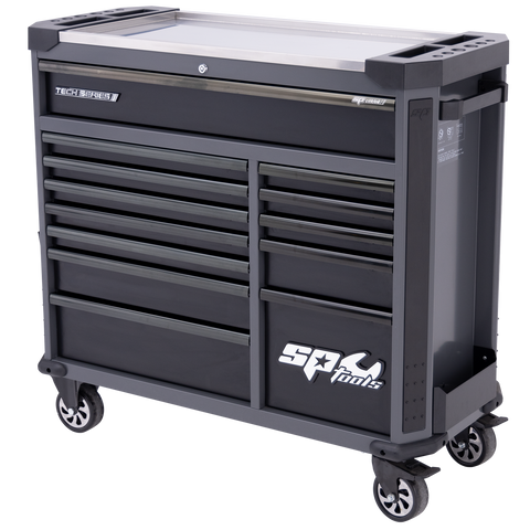 SP Tools Tech Series Roller Cabinet - 13 Drawer - Diamond Black