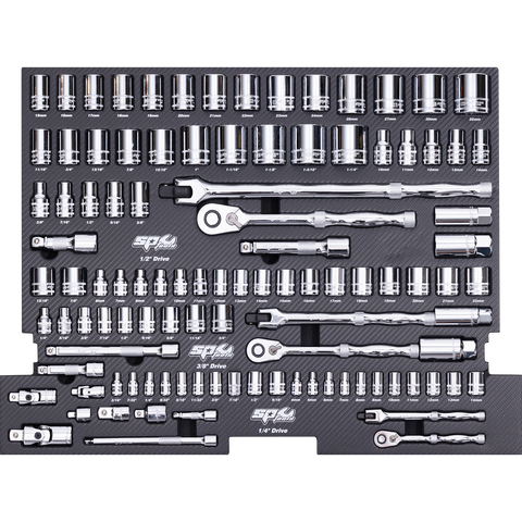 SP Tools EVA Foam Tray Tool Kit - Premium - Spanners - 25pc - Metric & SAE