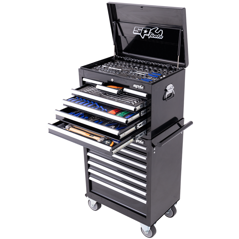 SP Tools 244Pc 15 Drawer Custom Series Tool Combo Kit