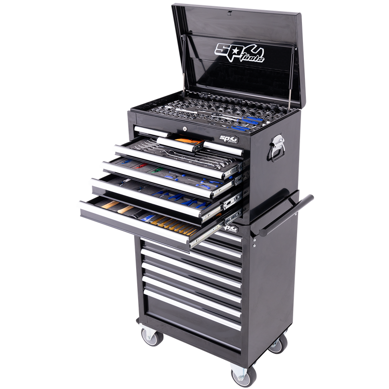 SP Tools 244Pc 15 Drawer Custom Series Tool Combo Kit