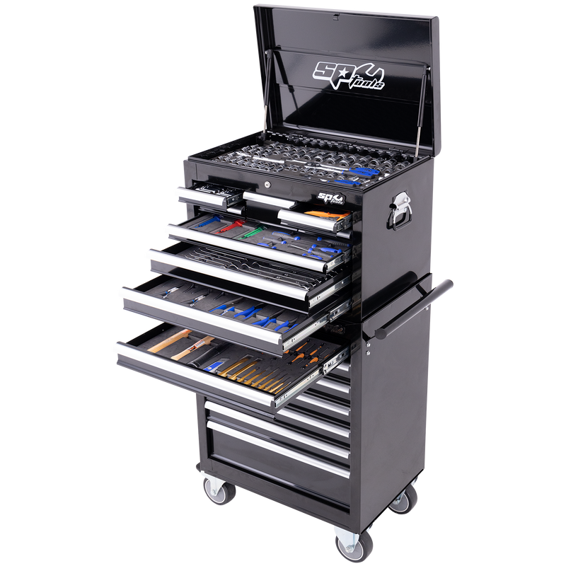 SP Tools 303Pc 15 Drawer Custom Series Tool Combo Kit