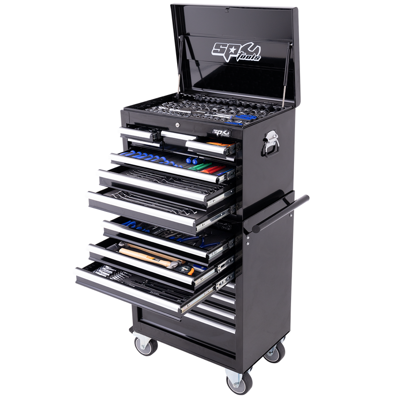 SP Tools 370Pc 15 Drawer Custom Series Tool Combo Kit