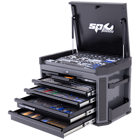 SP Tools Tech Series Tool Kit - 305pc - Metric Only - Diamond Black - Plus Extra EVA Foam Trays