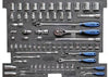 SP Tools Tech Series Tool Kit Combo - 306pc - Metric Only - Diamond Black - Plus Extra EVA Foam Trays