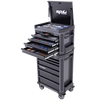 SP Tools Tech Series Tool Kit Combo - 306pc - Metric Only - Diamond Black - Plus Extra EVA Foam Trays