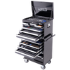 SP Tools Custom Series Tool Kit Combo - 632pc - Metric & SAE - Black/Chrome - Plus Extra EVA Foam Trays