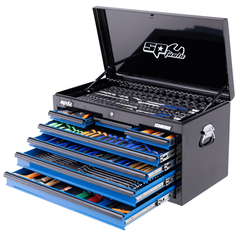 SP Tools 409Pc 7 Drawer Sumo Tool Kit Black/Blue Drawers