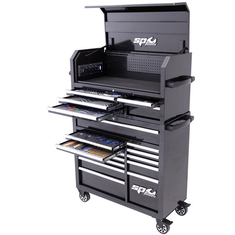 SP Tools 305Pc 18 Drawer Sumo Power Hutch Tool Kit Combo
