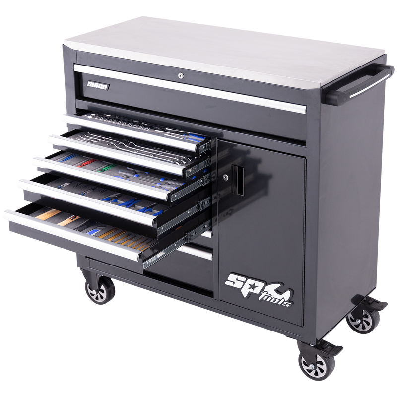 SP Tools 218Pc 9 Drawer Sumo Rollcab Tool Kit Diamond
