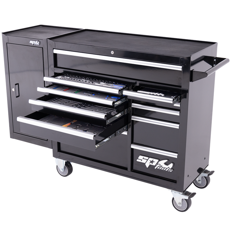 SP Tools 238Pc 11 Drawer Custom Rollcab Tool Kit W/Side