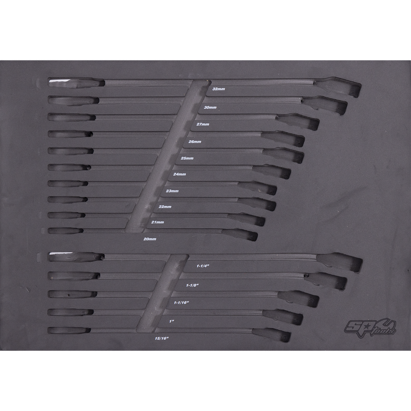 SP Tools EVA Insert Foam Suit SP50016 Metric & SAE 15Pc