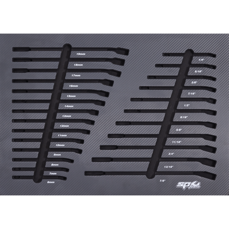 SP Tools EVA Insert Foam Suit SP50017M Metric & SAE 25Pc