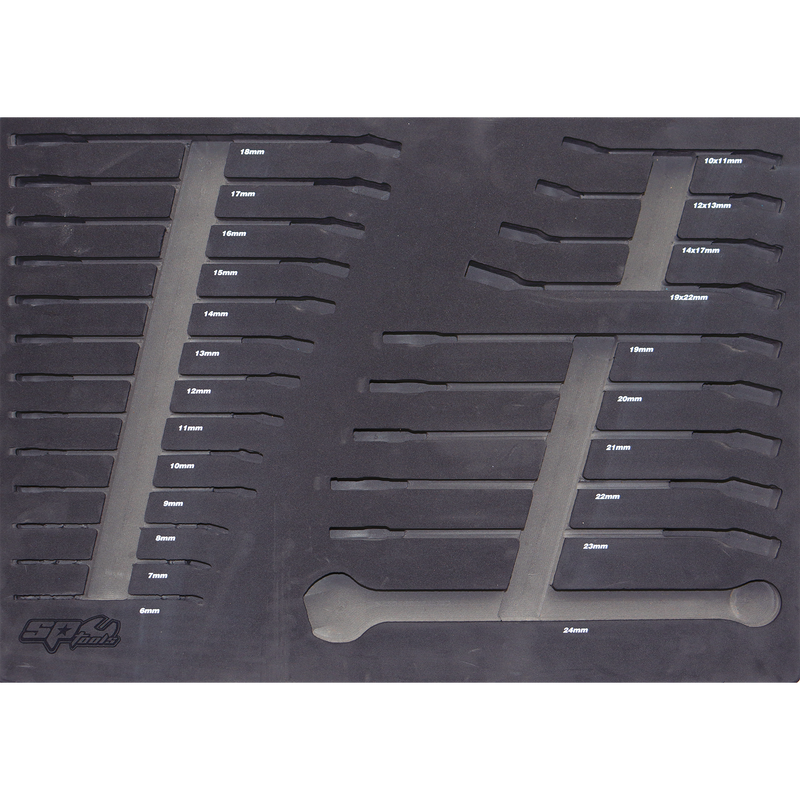 SP Tools EVA Insert Foam Tray Metric 23Pc (Suits