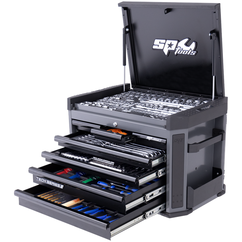 SP Tools 281Pc 7 Drawer Tech Tool Kit Diamond Black +EVA