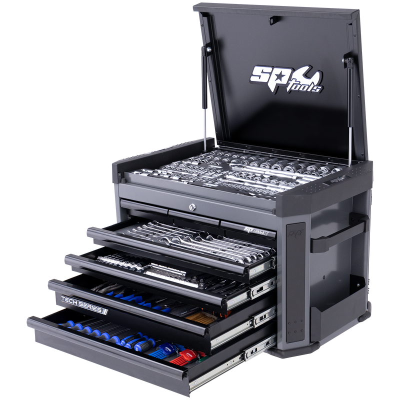 SP Tools 281Pc 7 Drawer Tech Tool Kit Diamond Black