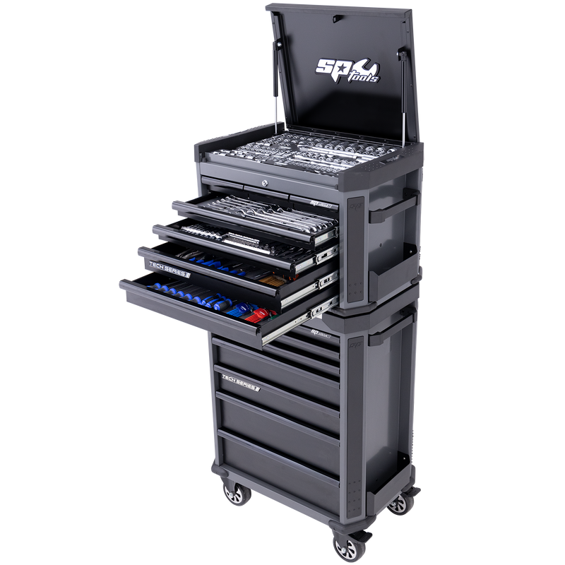 SP Tools 282Pc 14 Drawer Tech Tool Kit Combo Diamond