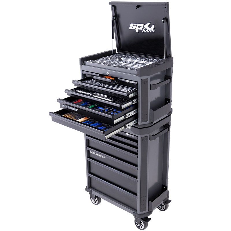 SP Tools 282Pc 14 Drawer Tech Tool Kit Combo Diamond