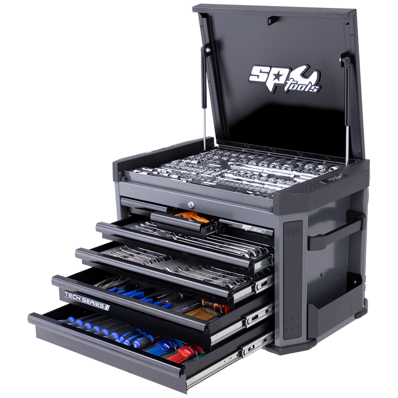 SP Tools 335Pc 7 Drawer Tech Tool Kit Diamond Black