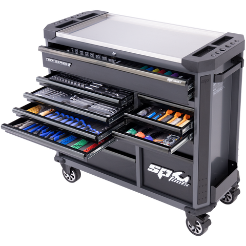 SP Tools Tech Series - Trade Technician Roll Cab Tool Kit - 386pc - Metric Only