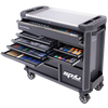 SP Tools Tech Series - Trade Technician Roll Cab Tool Kit - 386pc - Metric Only - Diamond Black - Plus Extra EVA Foam Trays