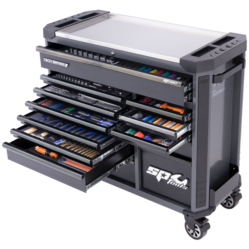 SP Tools 408Pc Tech Series Master Technician Rollcab Tool