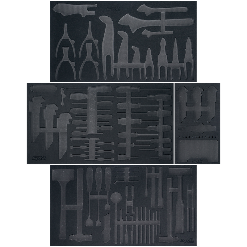 SP Tools EVA Insert Foam Tray Set Suits SP50115D 145Pc &