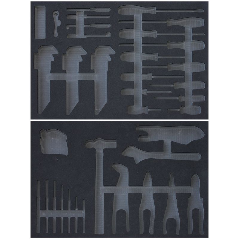 SP Tools EVA Insert Foam Tray Set (Suits SP50102D) 89Pc