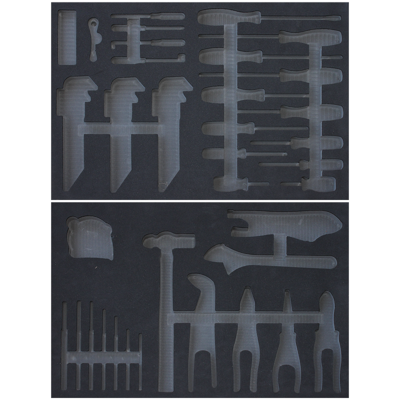 SP Tools EVA Foam Tray Set - Suits SP50102D - 89pc