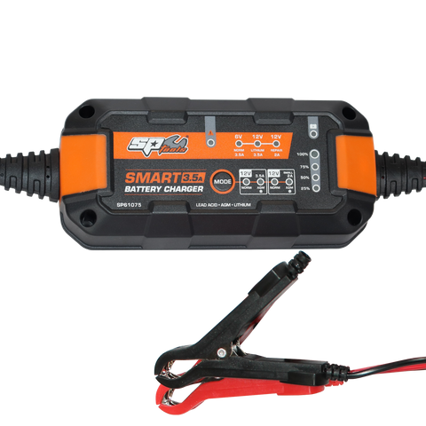 SP Tools Smart Battery Charger - 8 Stage Multi Volt - 6 & 12v