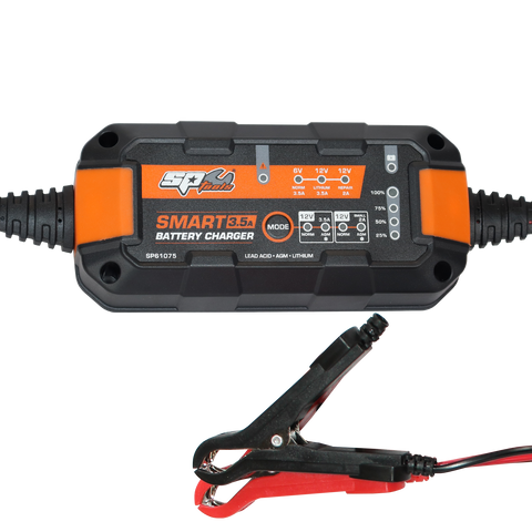 SP Tools Smart Battery Charger 8-Stage Multi-Volt 6V 12V