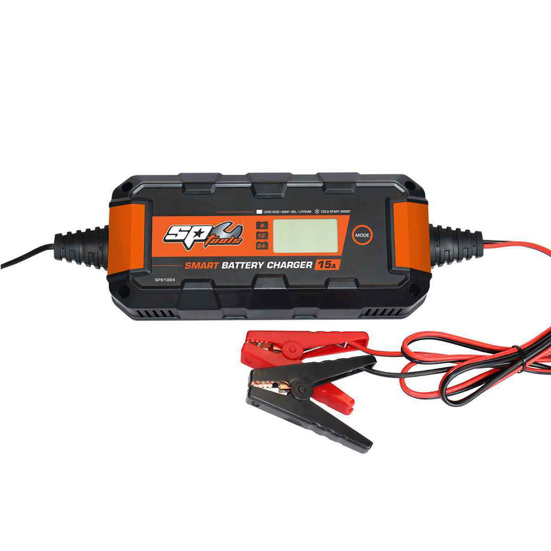 SP Tools Smart Battery Charger 8-Stage Multi-Volt 12V 24V