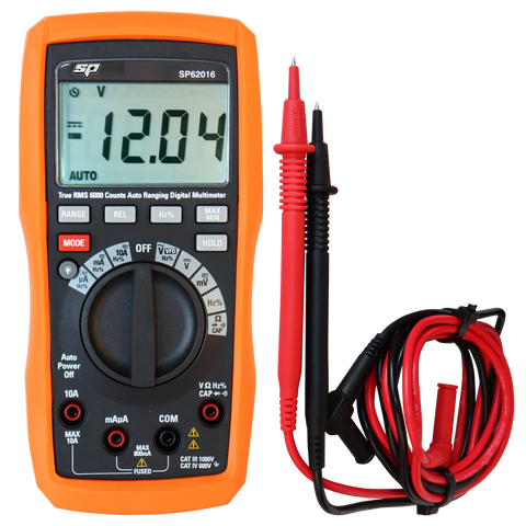 SP Tools Deluxe Automotive Digital Multimeter - 0.8 to 100V DC