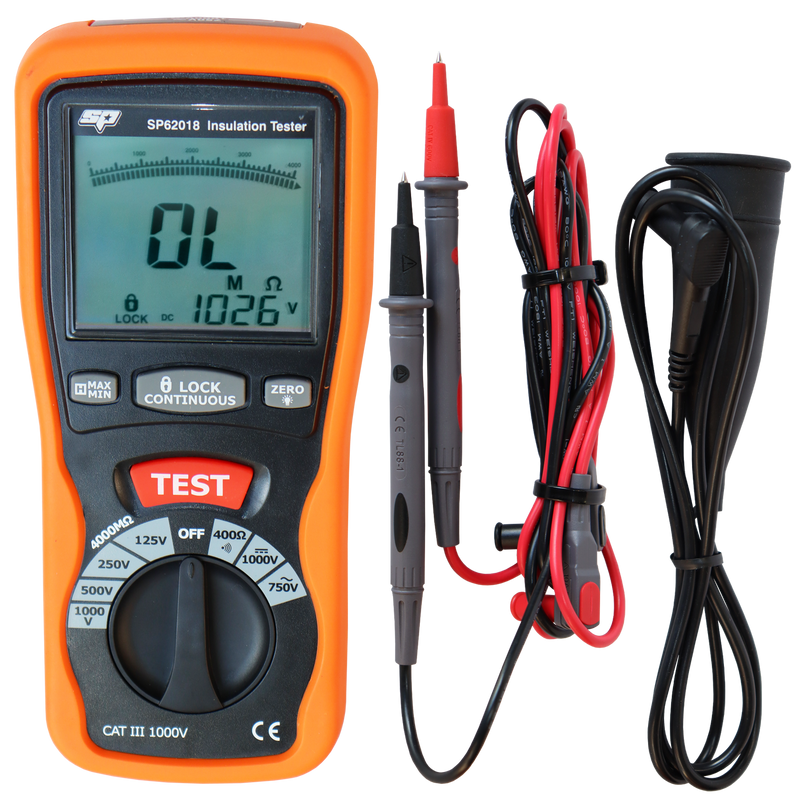 SP Tools SP62018 Digital Insulation Tester with